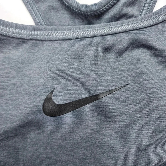 Nike Women's Pro Classic Padded Sports Bra Carbon/Black Color Size Small - Picture 2 of 6